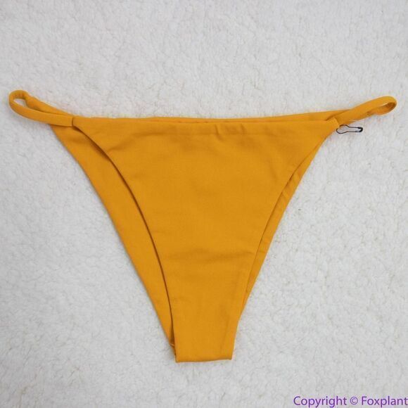 NEW Toast Swim String Bikini Bottom in Marigold, M - Picture 4 of 16